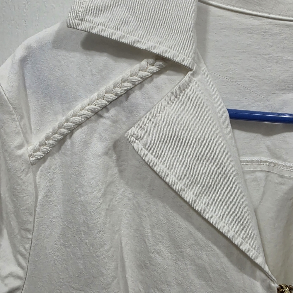 SHEIN White Belted Short Romper - Picture 3 of 10